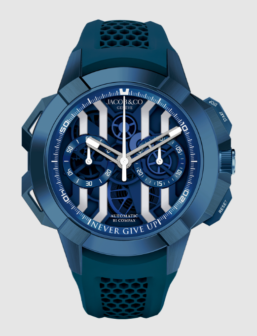 Review Jacob & Co EPIC X CHRONO TITANIUM NEVER GIVE UP EC200.40.AA.AA.ABRUA-1 Replica watch